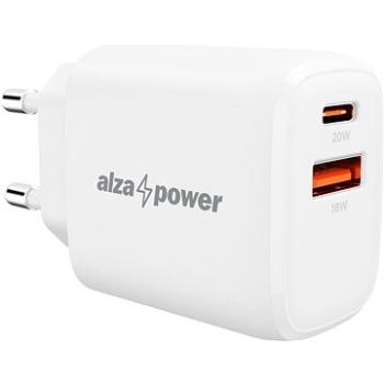 AlzaPower A100 Fast Charge 20 W biela (APW-CCA100W)