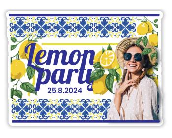 Personal Personalizovaná podložka pod tanier -  Lemon party