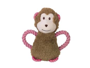 Nobby Plyšová opica pre psov 21 cm s lanom