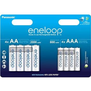 Panasonic eneloop HR6 2 000 mAh + HR03 800 mAh 8BP N (HR-3UTGB-4UTGB-8BP)