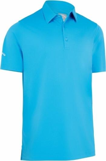 Callaway Mens Swing Tech Tour Fit Solid Polo Malibu Blue M