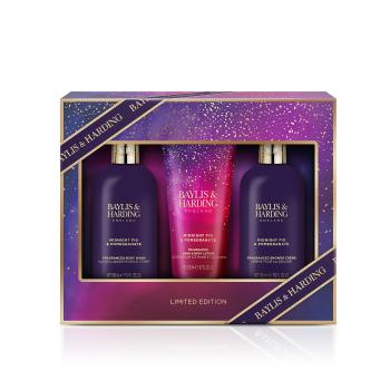 Baylis & Harding Darčeková sada telovej starostlivosti Fík & Granátové jablko 3 ks