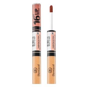 Dermacol 16H Lip Colour N. 31 - Rose Gold dlhotrvajúca dvojfázová farba a lesk na pery