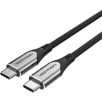 Vention Nylon Braided Type-C (USB-C) Cable (4K/PD/60 W/5 Gbps/3 A) 1,5 m Gray (TAAHG)