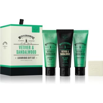 Scottish Fine Soaps Men’s Grooming Vetiver & Sandalwood sada (na bradu) pre mužov