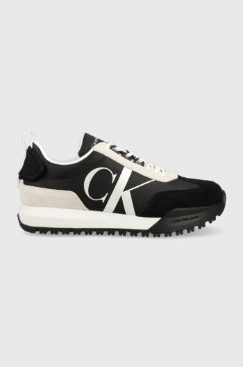 Tenisky Calvin Klein Jeans TOOTHY RUNNER LACEUP čierna farba, YW0YW01100