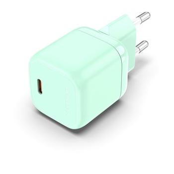 Vention 1-port Stylish USB-C GaN Charger (30 W) Green (FAKG0-EU)