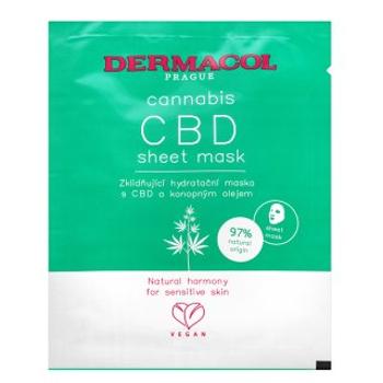 Dermacol Cannabis plátienková maska CBD Sheet Mask