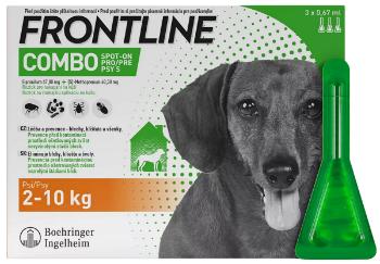 Frontline Combo Spot-on Dog S - pipeta proti kliešťom pre psy 3 x 0,67ml