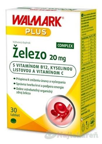 Walmark Železo 20 mg 30 tabliet