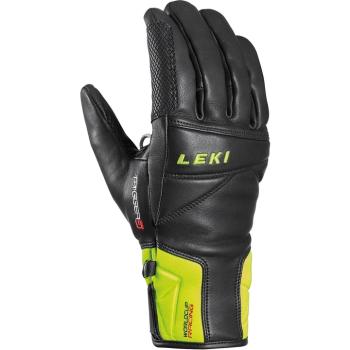 Päťprsté rukavice Leki Worldcup Race Speed 3D black/ice lemon 9.5