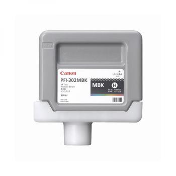 CANON PFI-302 MBK - originálna cartridge, matne čierna, 330ml