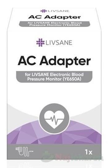 LIVSANE AC Napájací adaptér pre monitor krvného tlaku (tlakomer) (YE650A)