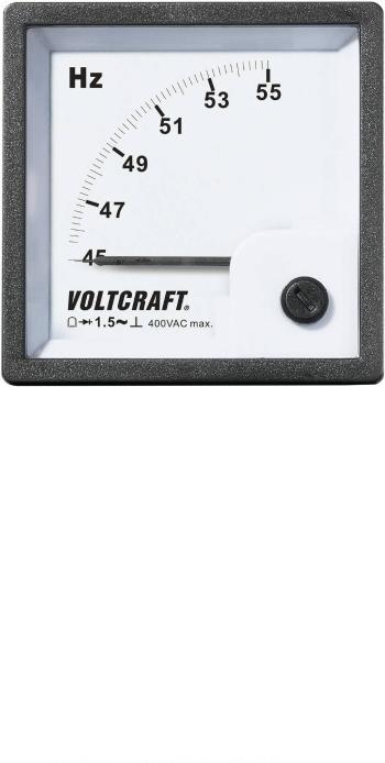 VOLTCRAFT AM-72X72/50HZ Analógový vstavaný merač AM-72X72 / 50HZ  45 - 55 Hz otočná cievka