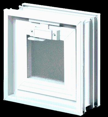 Vetracie okno Glassblocks biela 19x19 cm plast GBMR1919