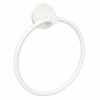 Sapho XR411W X-Round White držiak uterákov kruh, biela