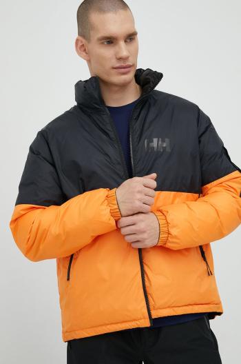 Obojstranná bunda Helly Hansen pánska, oranžová farba, zimná