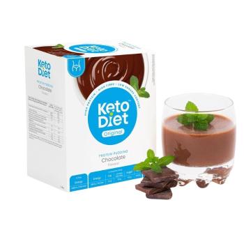 KetoDiet Proteínový puding – príchuť čokoláda (7 porcií)