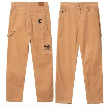 Cargo Nohavice Karl Kani Retro Corduroy Cargo Pants sand - XL