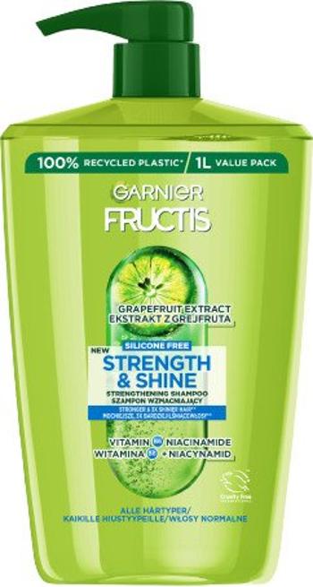 GARNIER Fructis Strength & Shine posilňujúci šampón pre všetky typy vlasov bez lesku a sily, 1000 ml