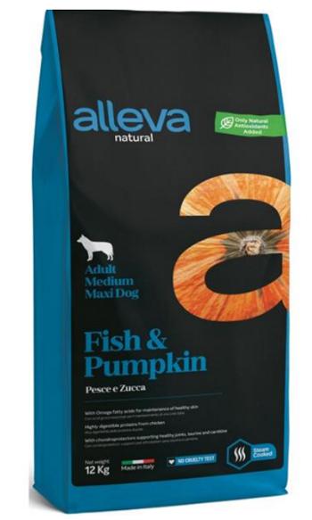 Alleva NATURAL dog adult medium & maxi fish & pumpkin 12kg