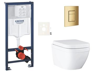 Závesný wc set do ľahkých stien / predstenová montáž Grohe Euro Ceramic SIKOGRSEUSCGL0