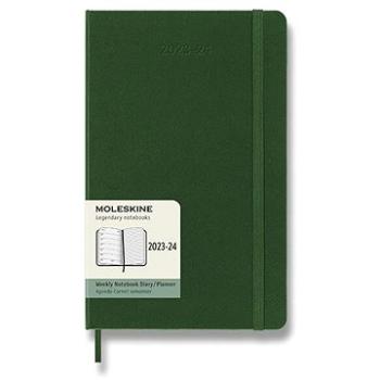 Moleskine 2023-2024 L, tvrdé dosky, zelený (DHK1518WN3Y24)