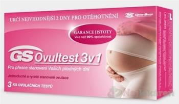 GS Ovultest 3v1 ovulačný test samodiagnostický 1x3 ks