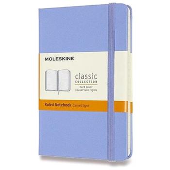 Moleskine S, tvrdé dosky, linkovaný, nebesky modrý (MM710B42)