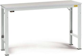 Manuflex LU7066.7035 ESD pracovný stôl UNIVERSAL špeciálny základný stôl s plastovou doskou, ŠxHxV = 1500 x 1000 x 728-1