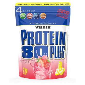 WEIDER Proteín 80 plus príchuť jahoda 2000 g