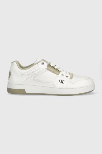 Tenisky Calvin Klein Jeans Cupsole Laceup Basket Low , biela farba