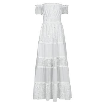 Guess  Dlhé šaty ZENA LONG DRESS  Biela