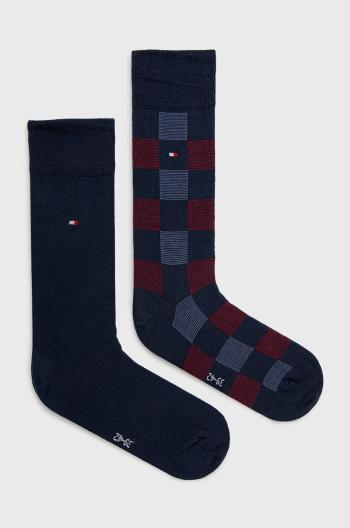 Ponožky Tommy Hilfiger pánske, tmavomodrá farba