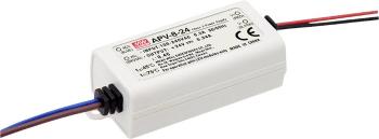 Mean Well APV-8-24 napájací zdroj pre LED  konštantné napätie 8 W 0 - 0.34 A 24 V/DC bez možnosti stmievania, ochrana pr