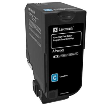 LEXMARK 84C2HC0 - originálny toner, azúrový, 16000 strán