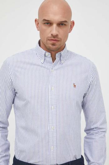 Bavlnená košeľa Polo Ralph Lauren pánska, regular, s golierom button-down