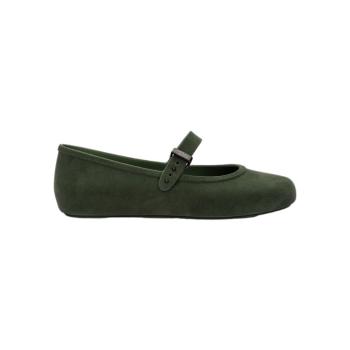 Melissa  Soft Ballerina Velvet Fem - Green  Balerínky/Babies Zelená