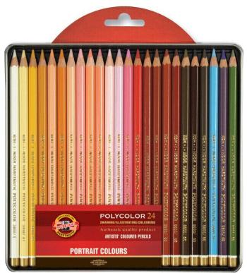 KOH-I-NOOR Sada farebných ceruziek Portrait 24 ks