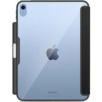 Epico Clear Flip puzdro na iPad 10,9 (2022) – čierne transparentné (73711101200001)