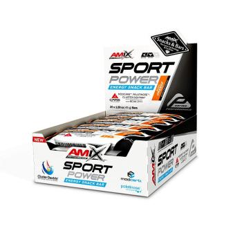 Amix Sport Power Energy Snack Bar s kofeinem Příchuť: Lemon-Lime, Balení(g): 20x45g