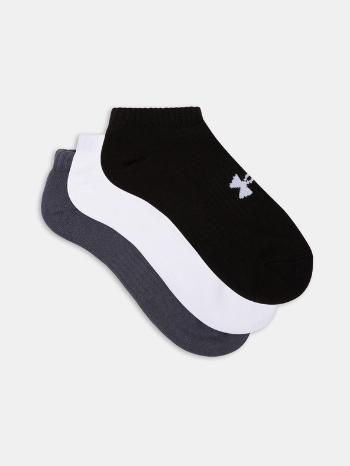 Under Armour Core No Show Ponožky 3 páry Čierna