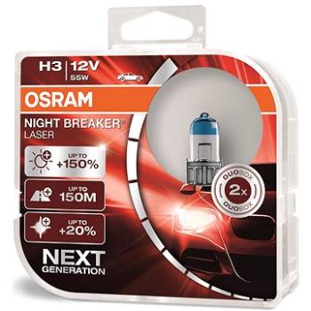 OSRAM H3 Night Breaker Laser Next Generation + 150 %, 2 ks (64151NL-HCB)
