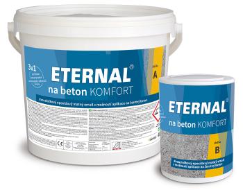 AUSTIS ETERNAL KOMFORT - Epoxidová farba aj na čerstvý betón EK - šedá 4,8 kg (zložka A+B)