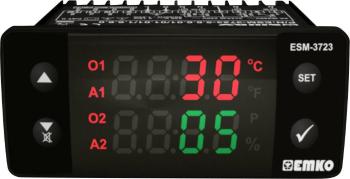 Emko ESM-3723.5.3.4.0.1/01.01/1.0.0.0 2-bodové a PID regulátor termostat NTC 0 do 100 °C relé 5 A (d x š x v) 65 x 76 x