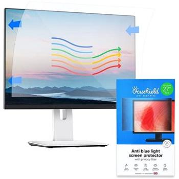 Ocushield privátna fólia s blue-light fitrom pre notebooky / monitory 27“ WB (598 × 337 mm) (OCUVDU27BZ)