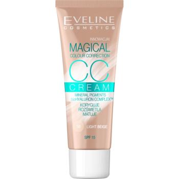 Eveline Cosmetics Magical Colour Correction CC krém SPF 15 odtieň 50 Light Beige 30 ml