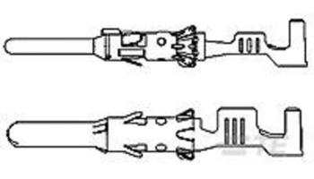 TE Connectivity Round Connector Systems - TerminalsRound Connector Systems - Terminals 929968-1 AMP