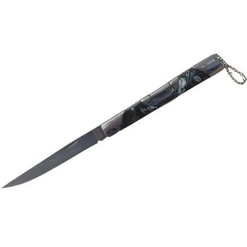 Outdoorový skladací nôž COLUMBIA-24cm/13cmcm/Čiernacm/Biela