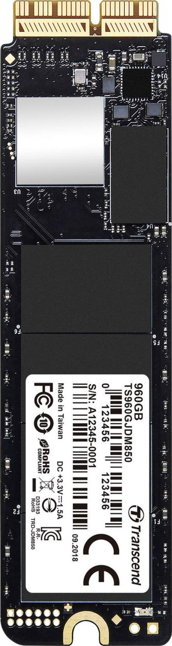 Transcend JetDrive™ 850 Mac 960 GB interný SSD disk NVMe / PCIe M.2 M.2 NVMe PCIe 3.0 x4 Retail TS960GJDM850
